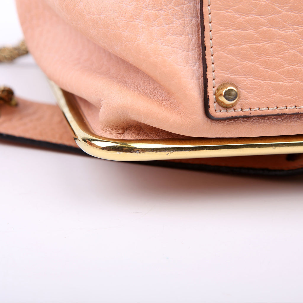 Sally Flap Bag Calfskin Pink