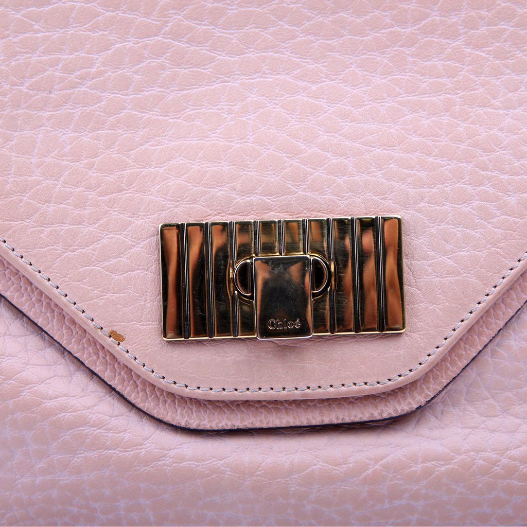 Sally Flap Bag Calfskin Pink