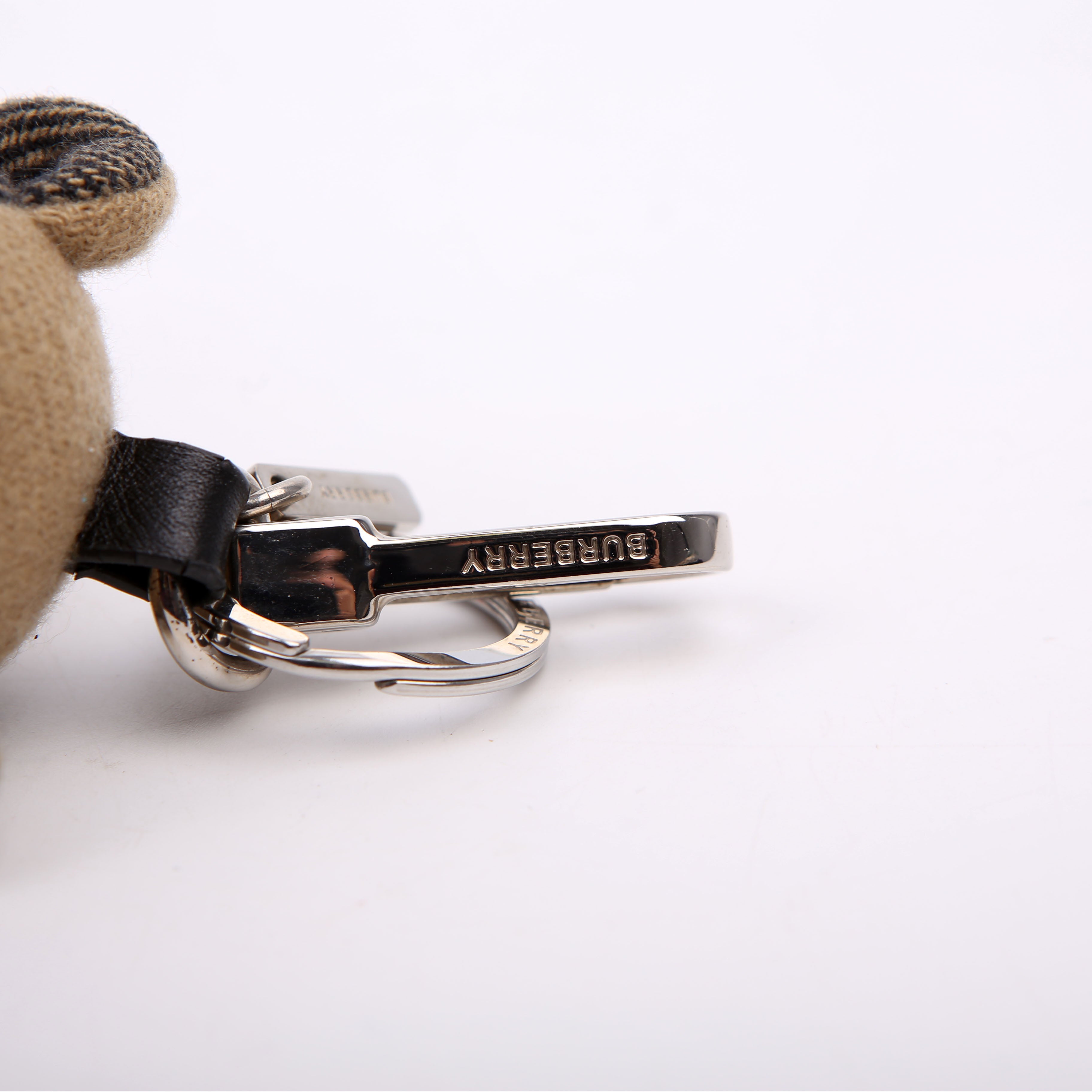 Thomas Bear With Trench Coat Cashmere Key Chain
