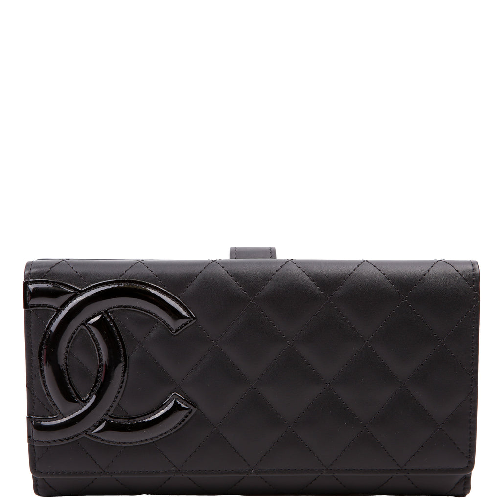 Cambon Ligne Long Wallet Black