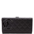 Cambon Ligne Long Wallet Black