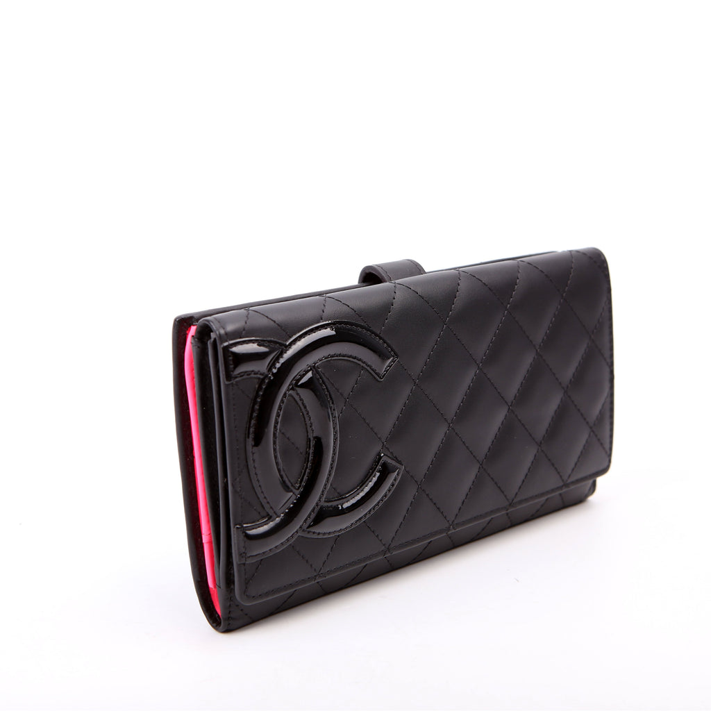 Cambon Ligne Long Wallet Black