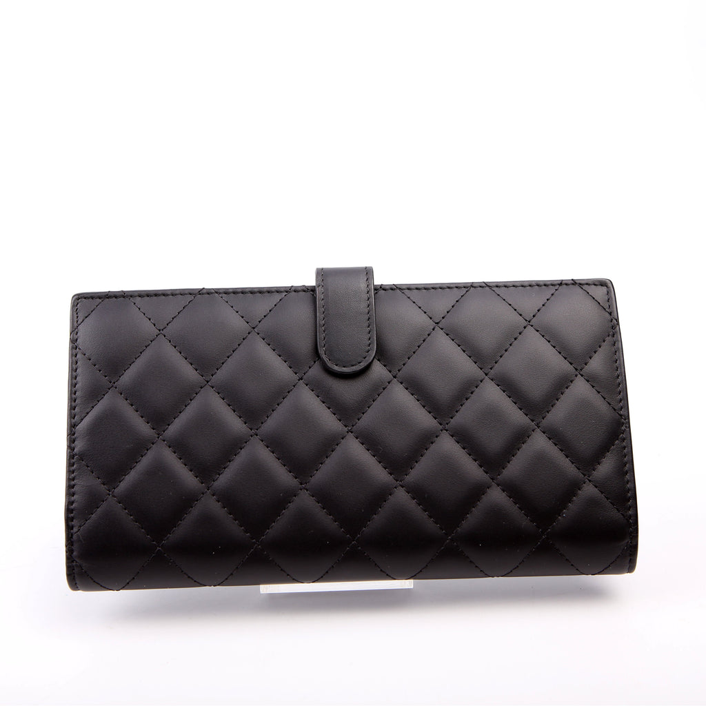 Cambon Ligne Long Wallet Black