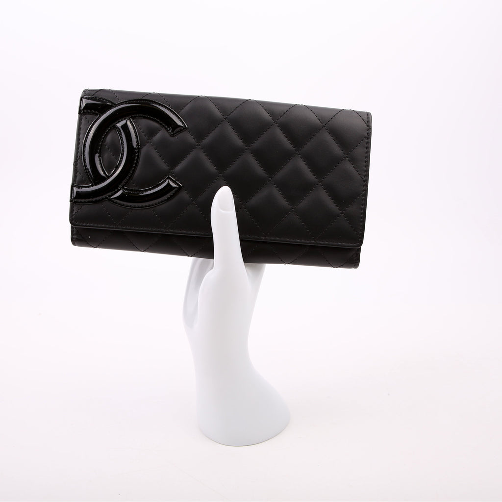 Cambon Ligne Long Wallet Black