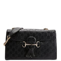 295402 Emily Guccissima Medium Black
