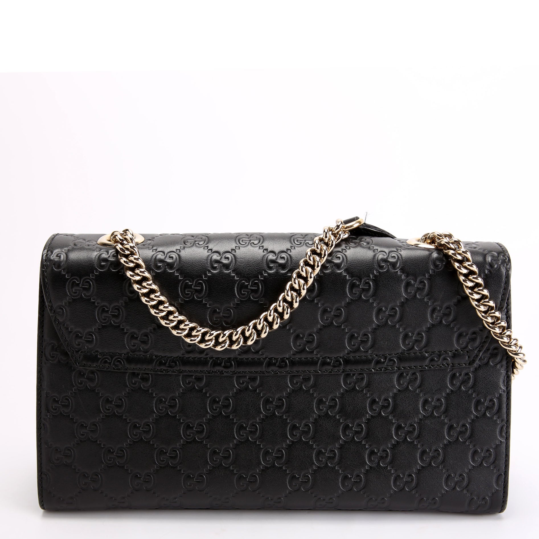 295402 Emily Guccissima Medium Black