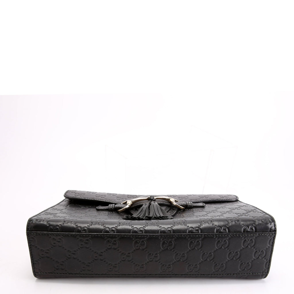 295402 Emily Guccissima Medium Black