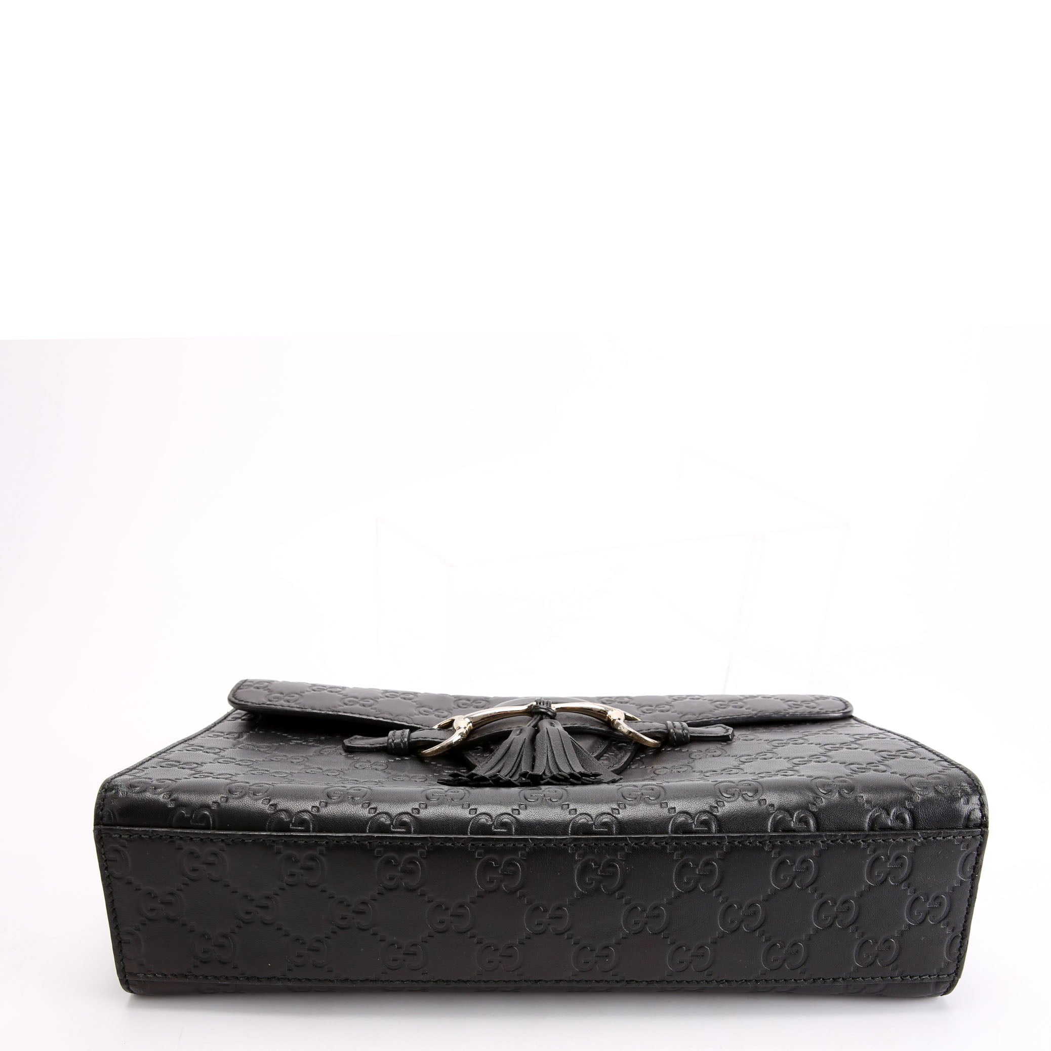 295402 Emily Guccissima Medium Black