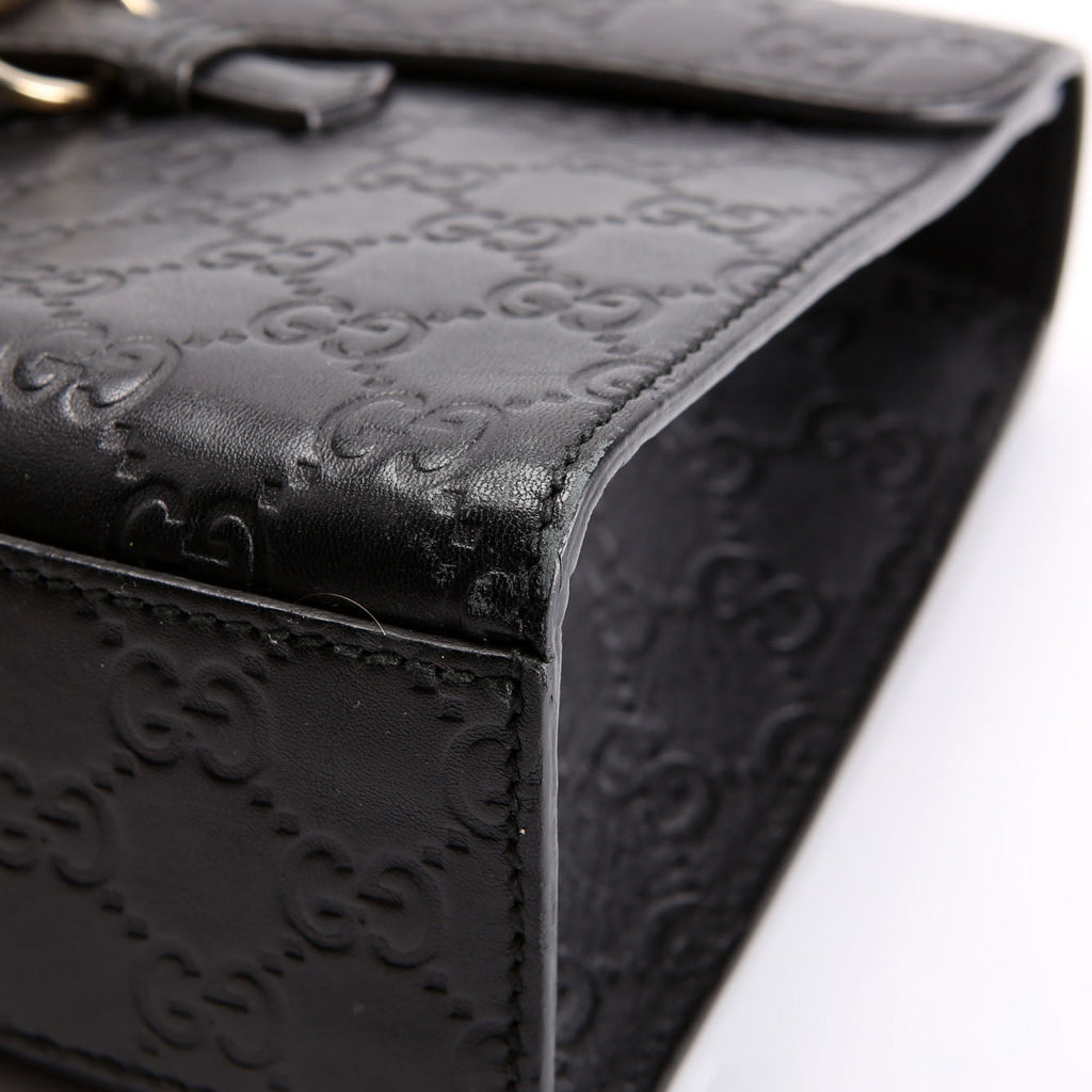 295402 Emily Guccissima Medium Black