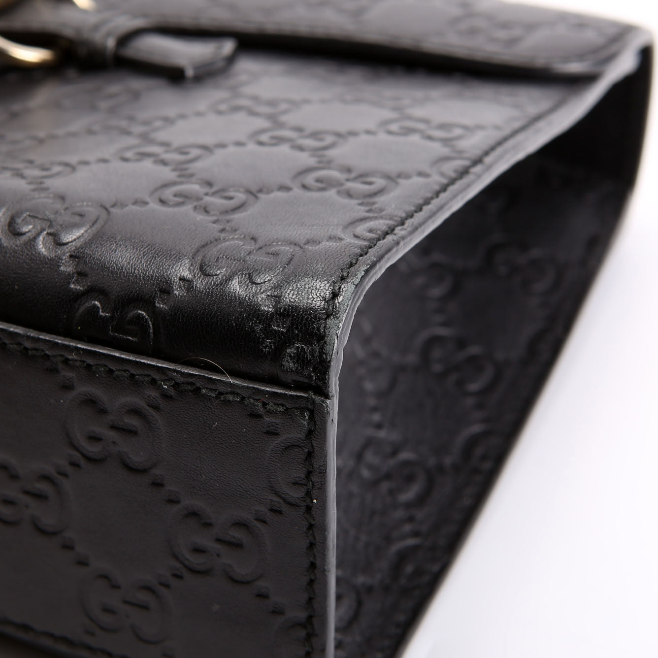 295402 Emily Guccissima Medium Black