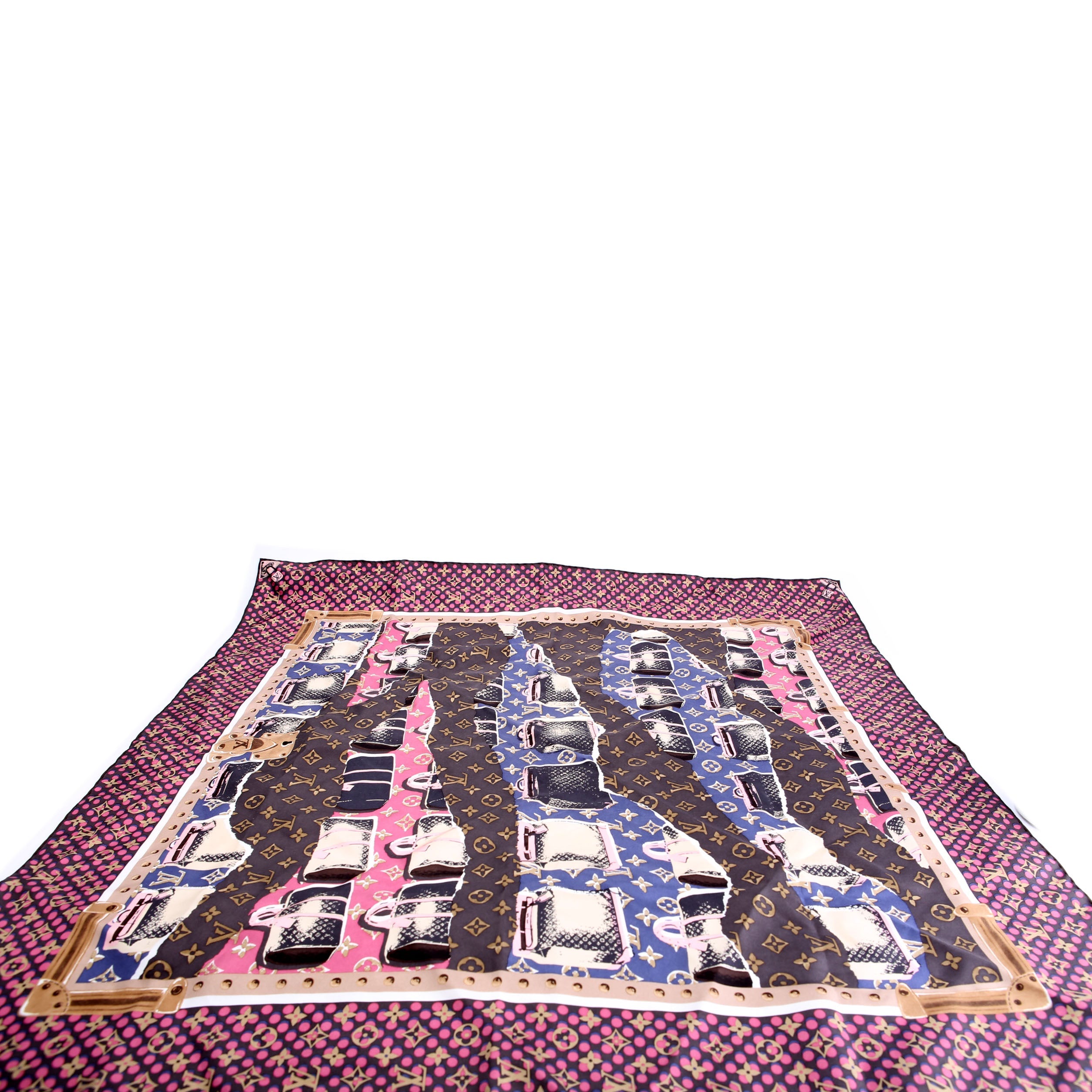 Voyage Keepall Square Silk Scarf
