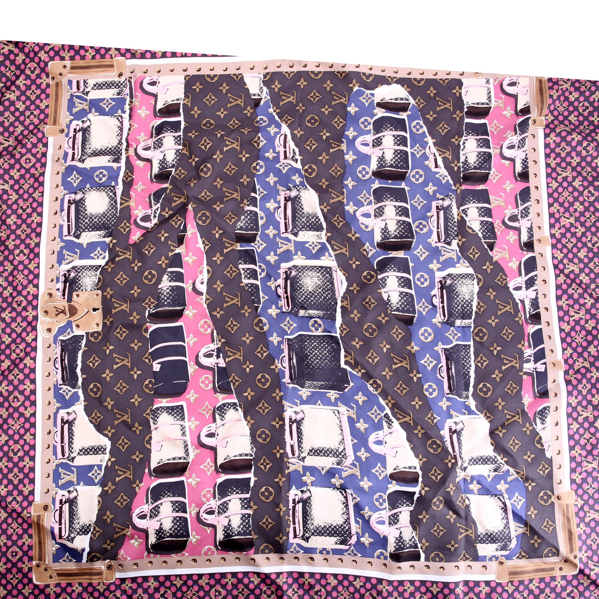 Voyage Keepall Square Silk Scarf