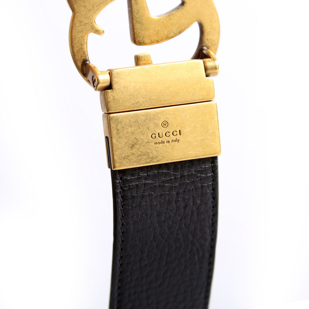 627005 Marmont Reversible Leather Belt Size 100/40 Brown/Black