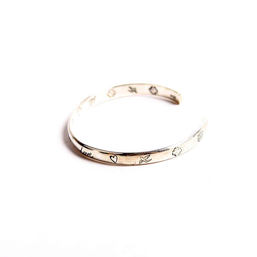 Blind For Love Bangle Bracelet 925