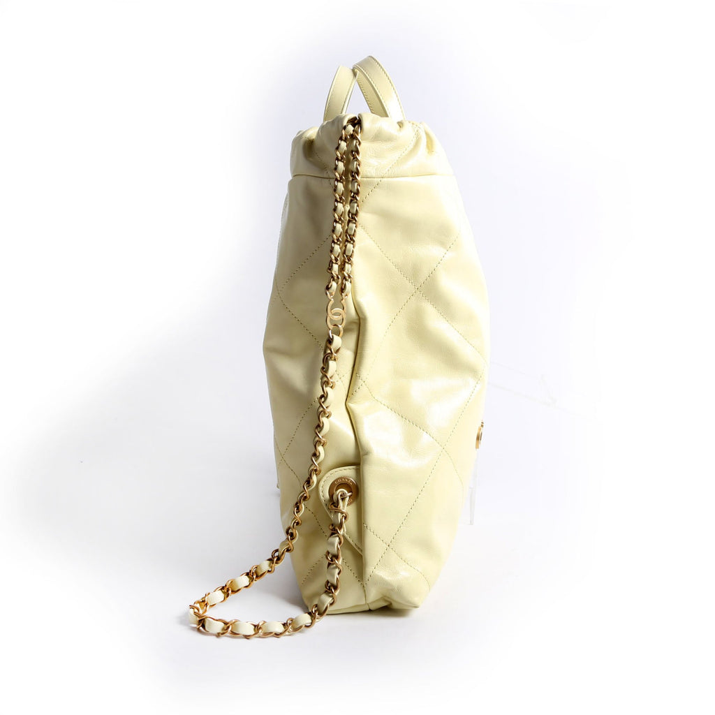 Chanel 22 Backpack RFID Yellow