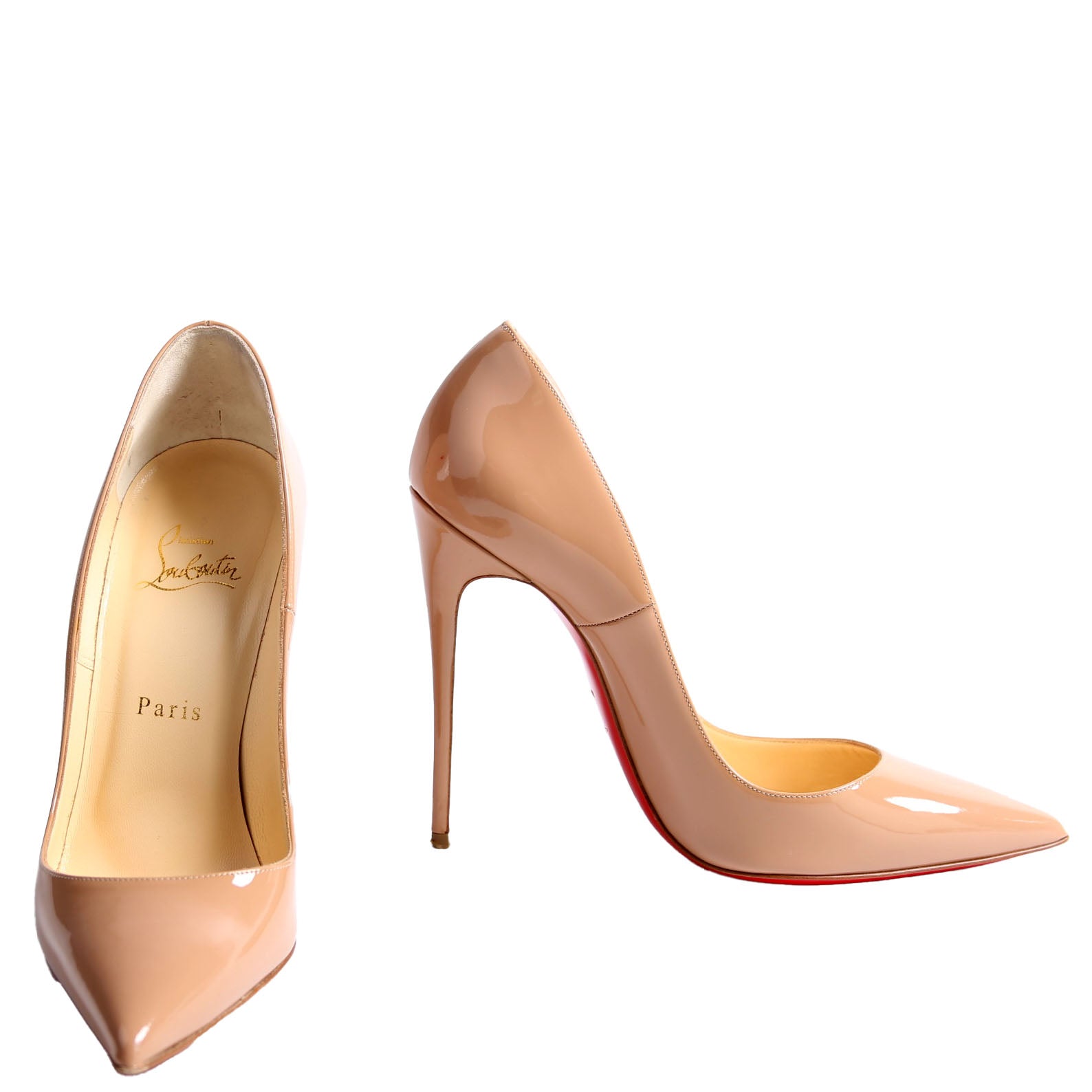 So Kate Patent 120 Pumps Size 38 Nude