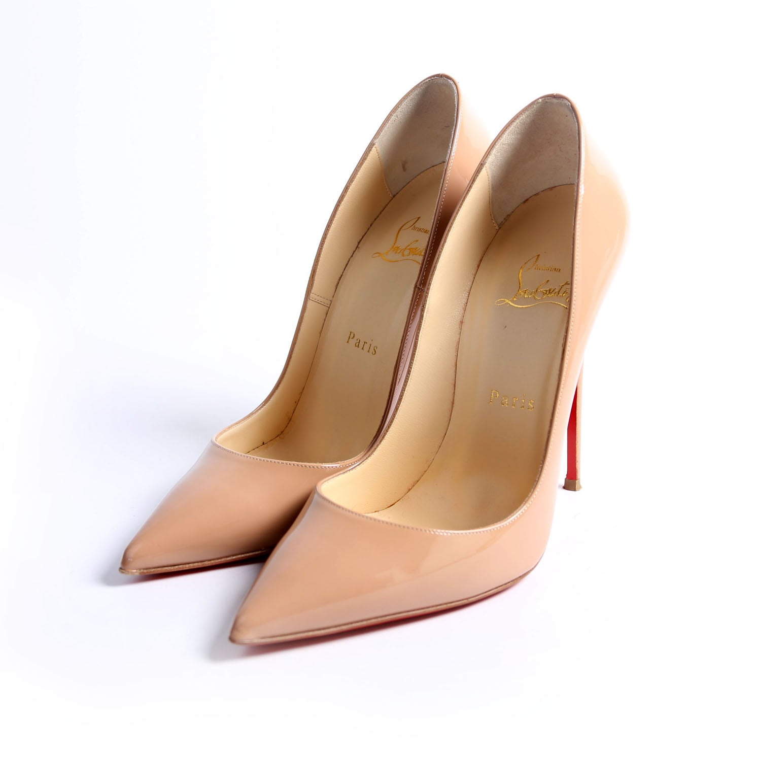 So Kate Patent 120 Pumps Size 38 Nude