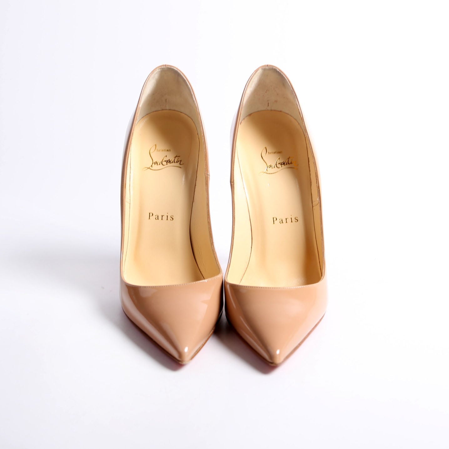 So Kate Patent 120 Pumps Size 38 Nude