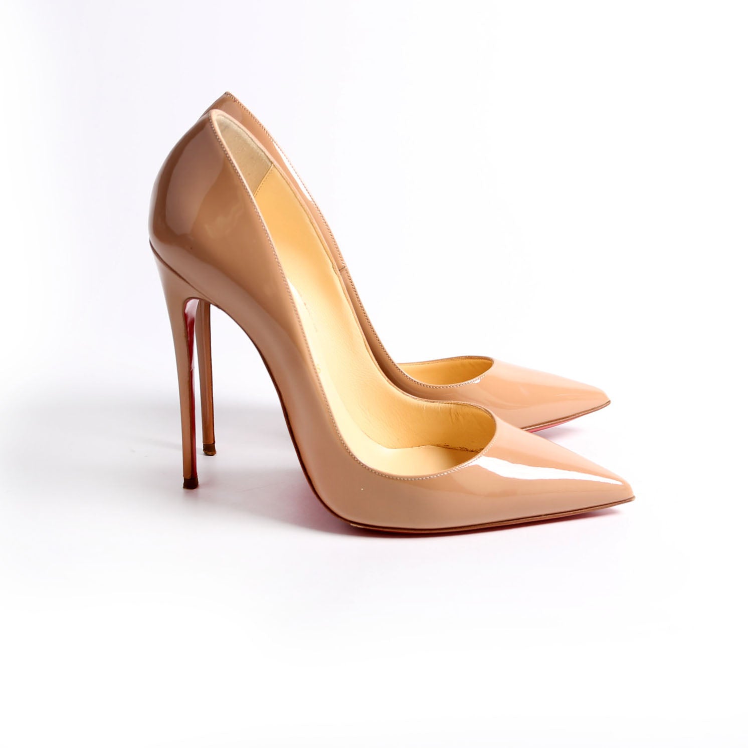 So Kate Patent 120 Pumps Size 38 Nude