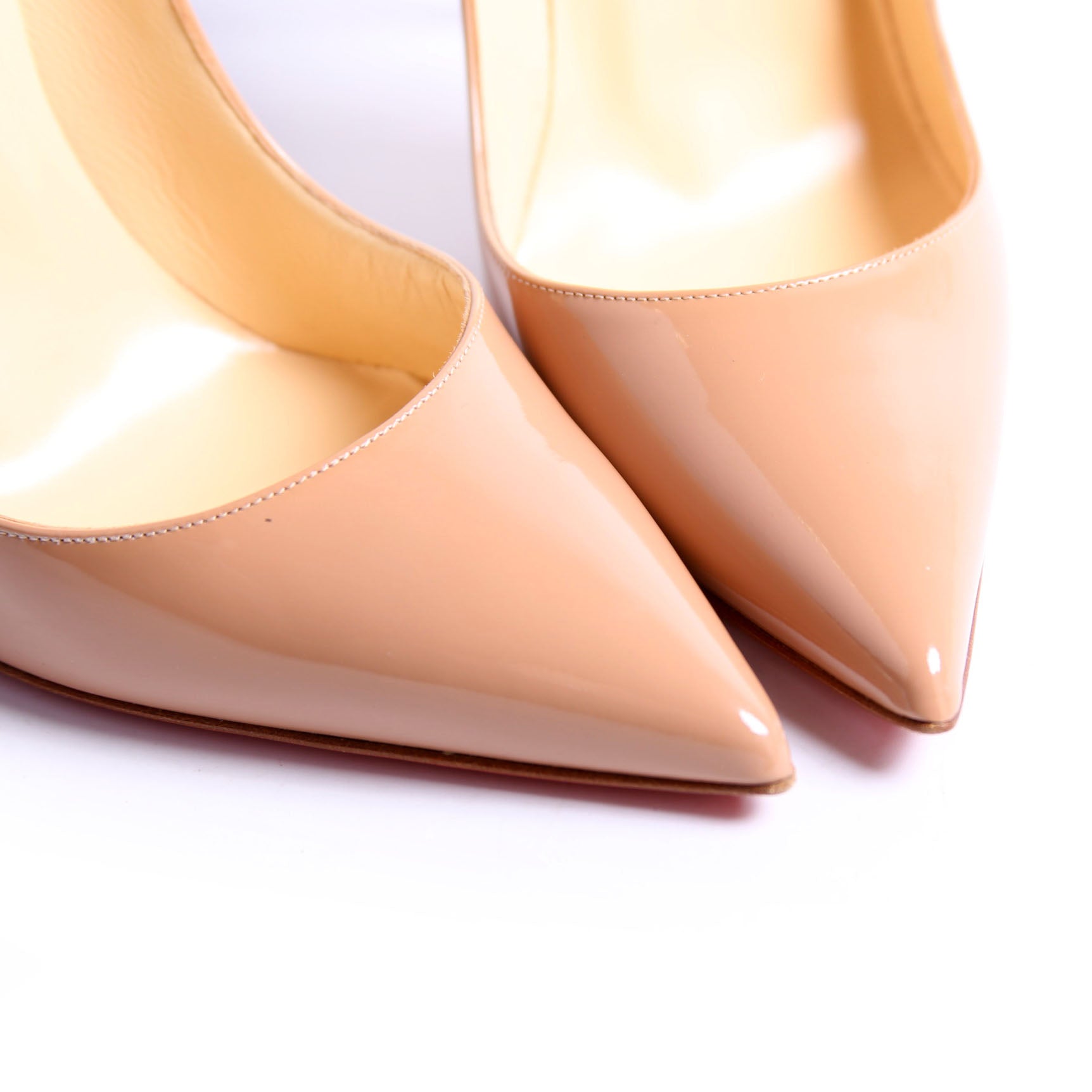 So Kate Patent 120 Pumps Size 38 Nude