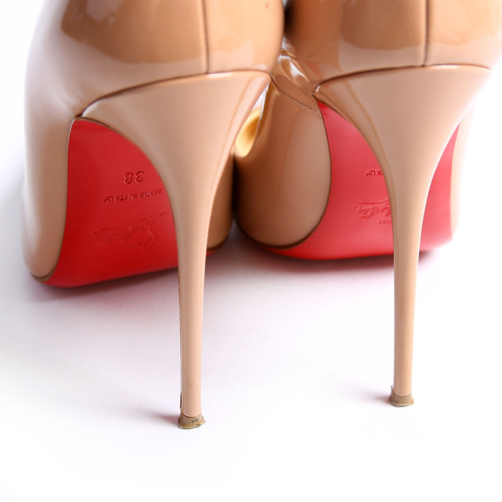So Kate Patent 120 Pumps Size 38 Nude