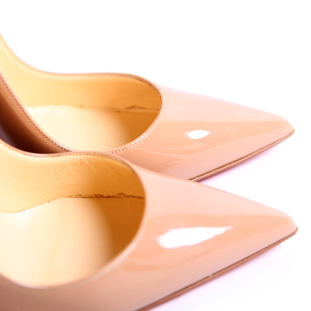 So Kate Patent 120 Pumps Size 38 Nude