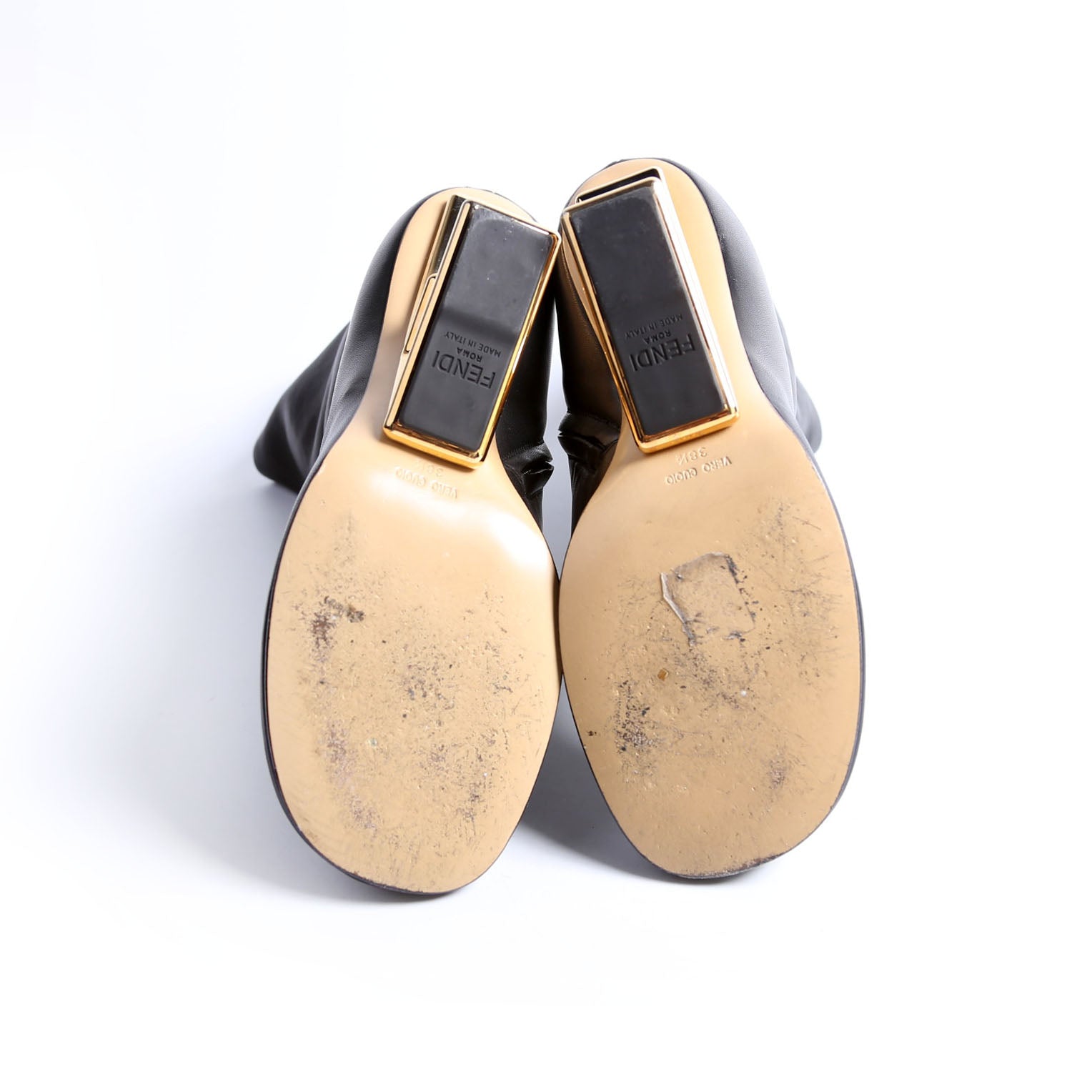 Fendi First Booties 95MM Size 38.5