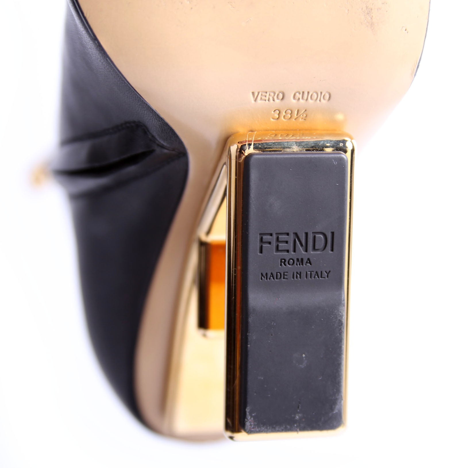 Fendi First Booties 95MM Size 38.5