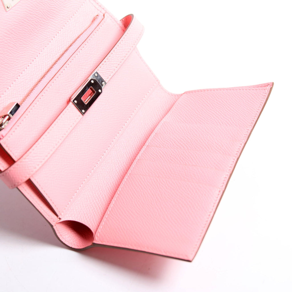 Kelly Medium Wallet Epsom Pink