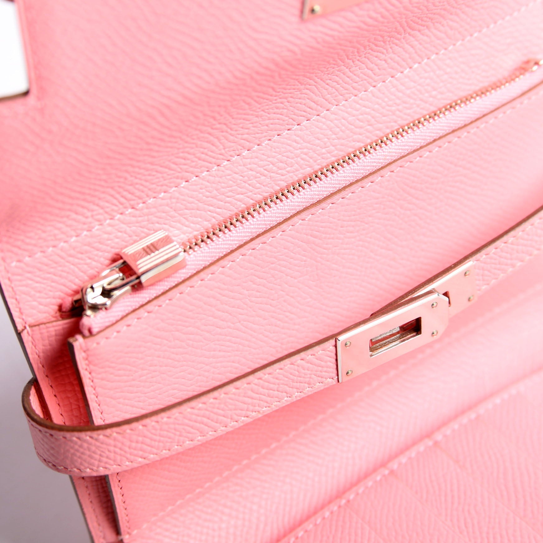 Kelly Medium Wallet Epsom Pink