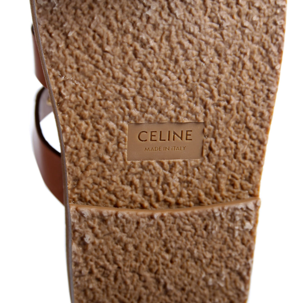 Tippi Slides Calfskin Size 37 Brown
