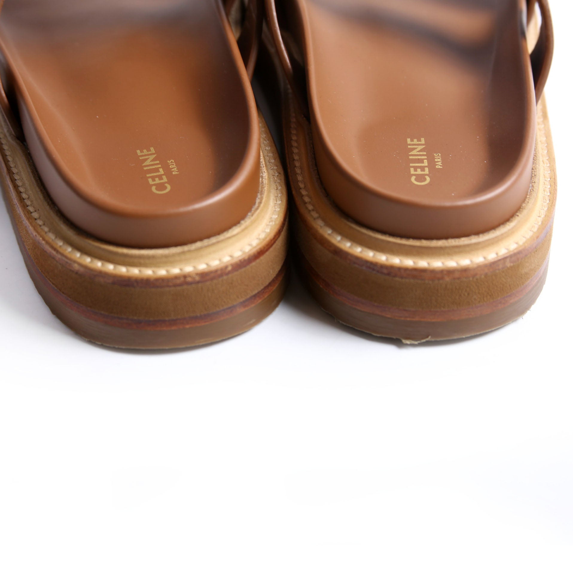 Tippi Slides Calfskin Size 37 Brown