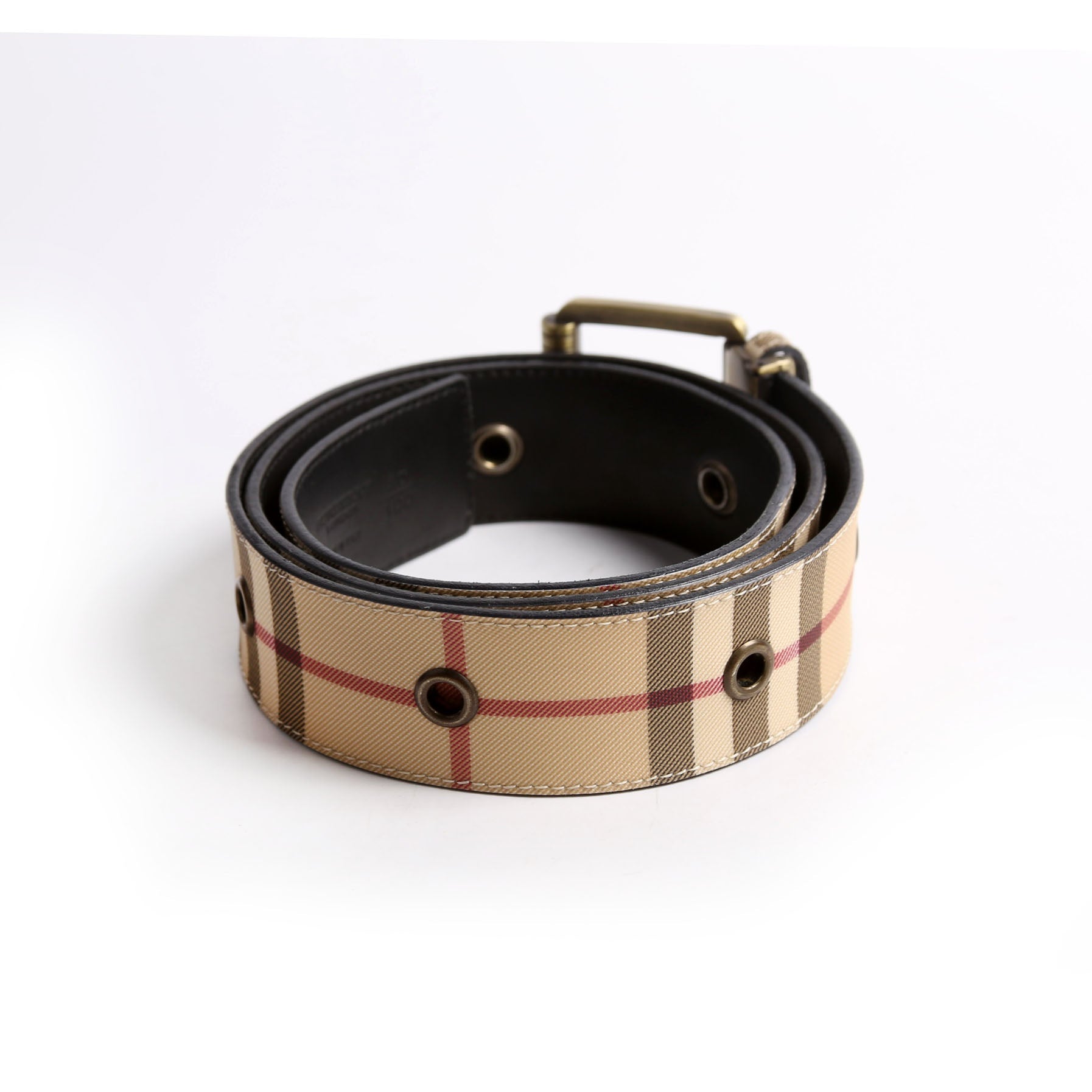Nova Check Grommet Belt Size 40/100