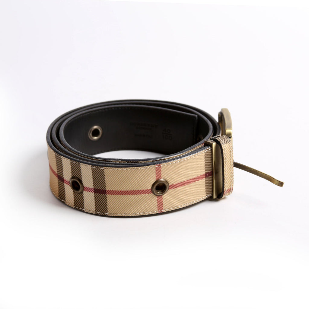 Nova Check Grommet Belt Size 40/100