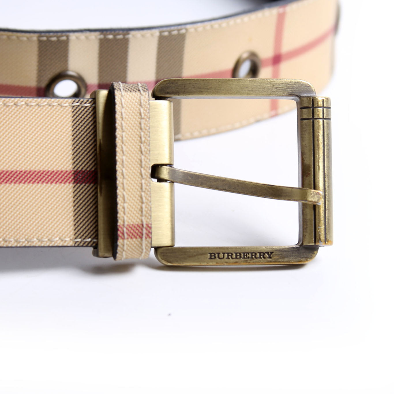 Nova Check Grommet Belt Size 40/100