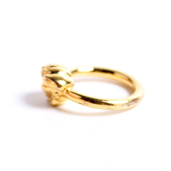 LA Medusa Ring Size 4.5 Gold