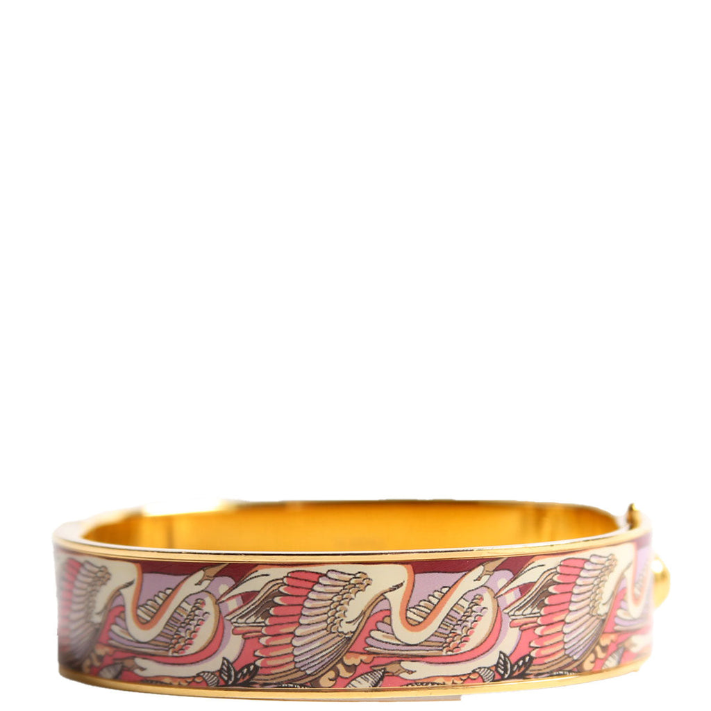 LV Confidential Bangle Bracelet Size M Gold/Pink