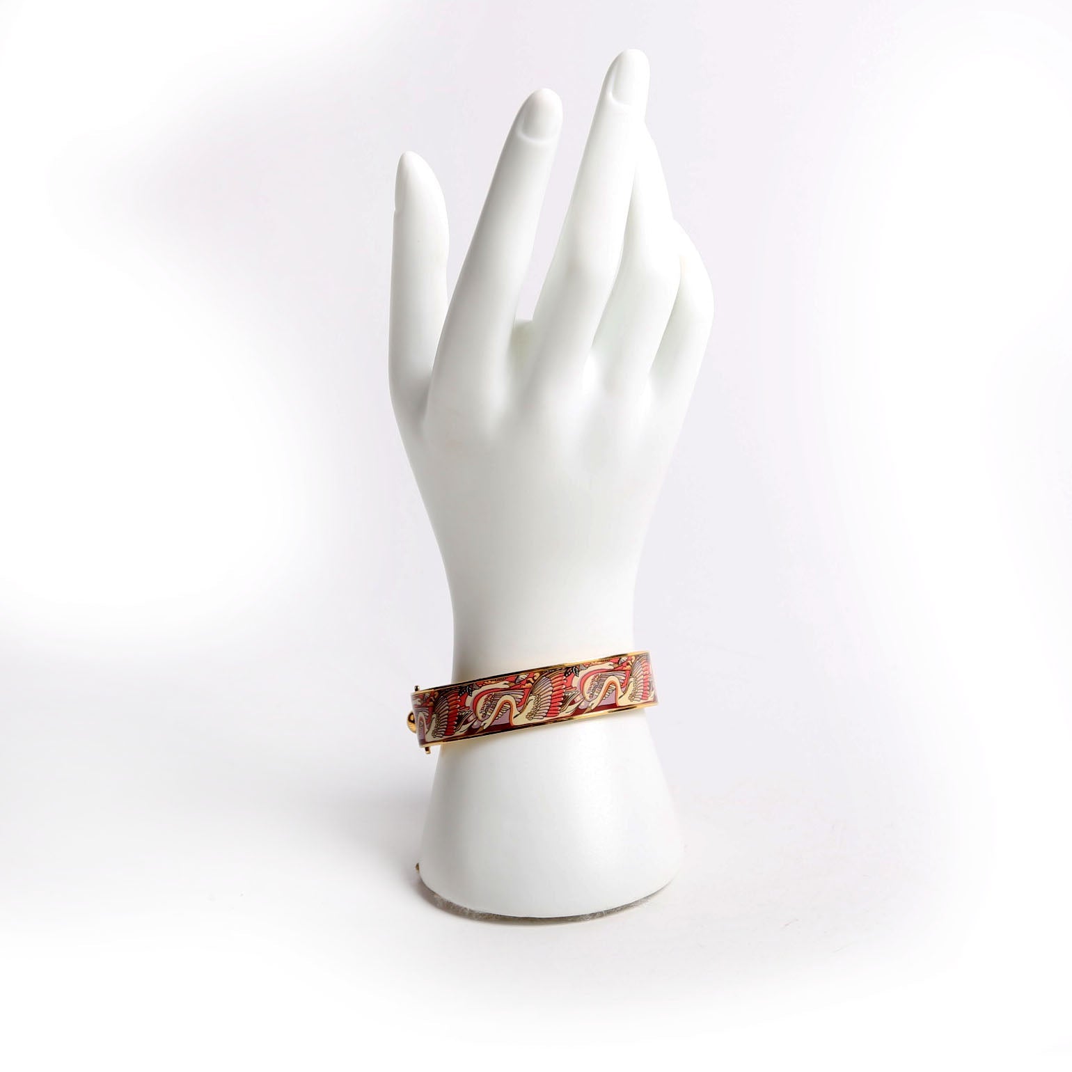LV Confidential Bangle Bracelet Size M Gold/Pink