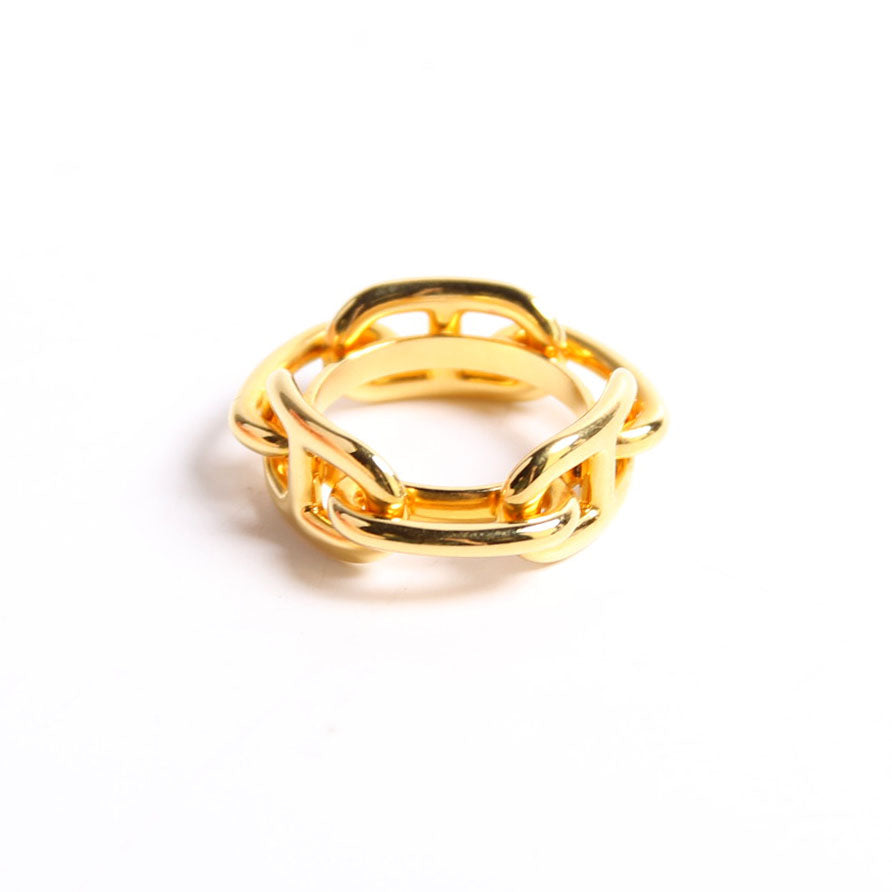 Regate Scarf Ring Gold