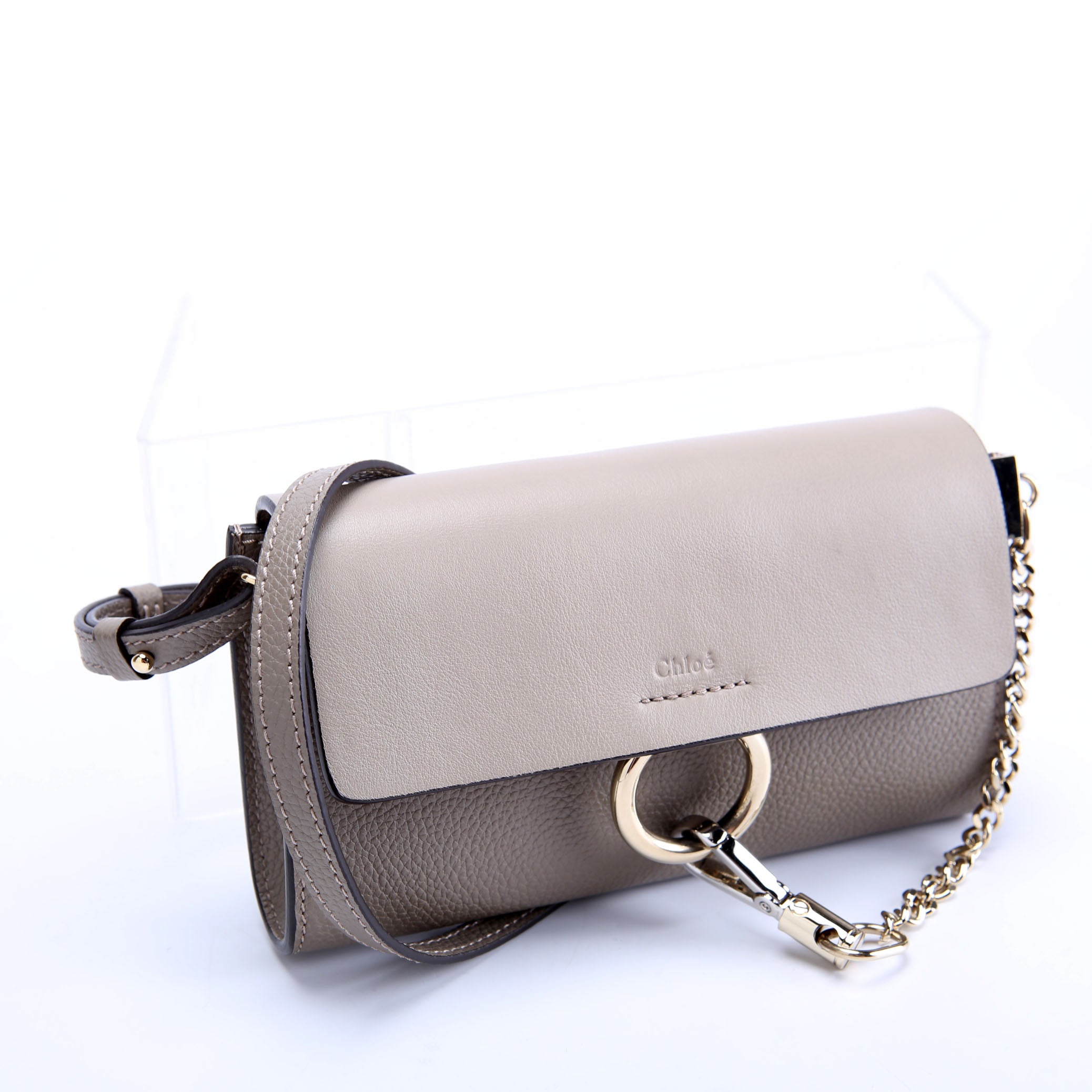 Faye Shoulder Bag Mini Taupe