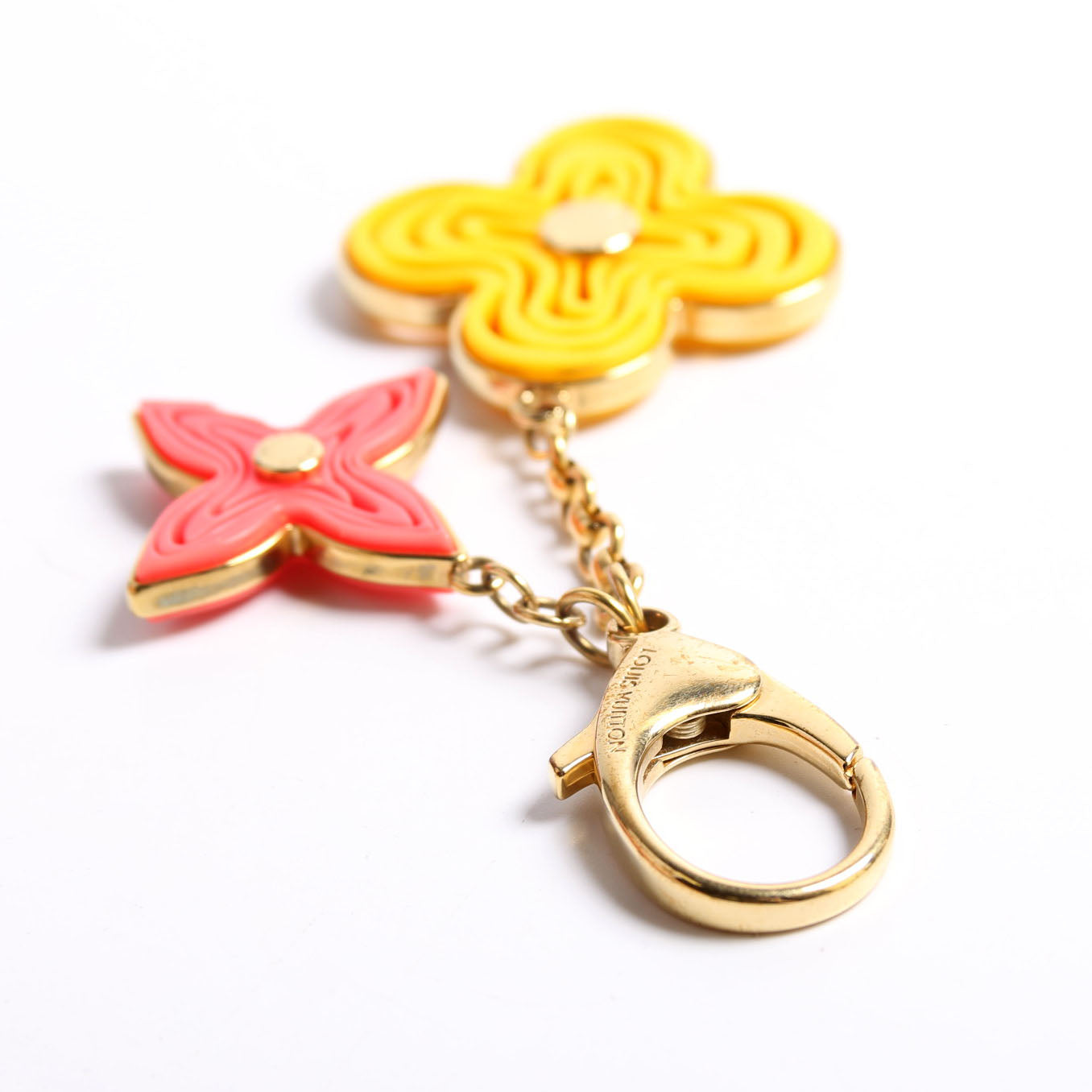 Passion Resin Naif Bag Charm Gold/Multicolor