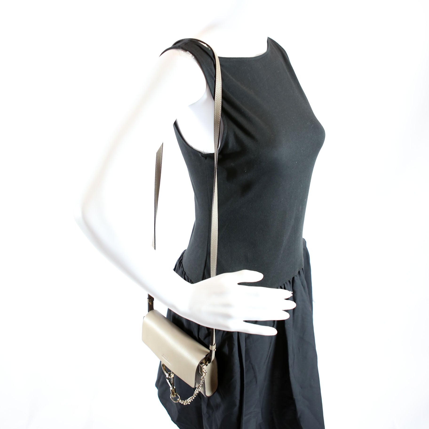 Faye Shoulder Bag Mini Taupe