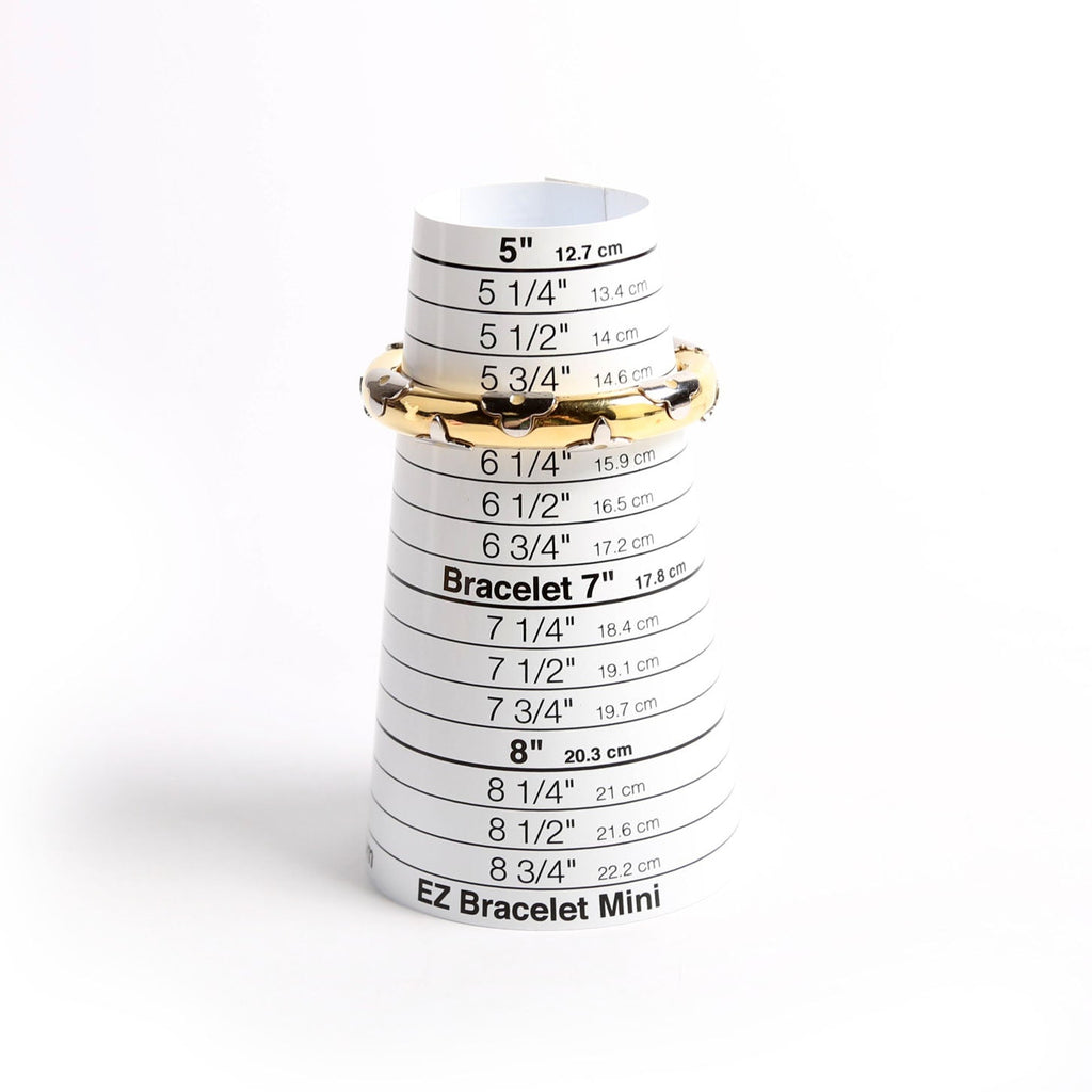 Daily Monogram Cuff Bracelet Size S Gold/Silver