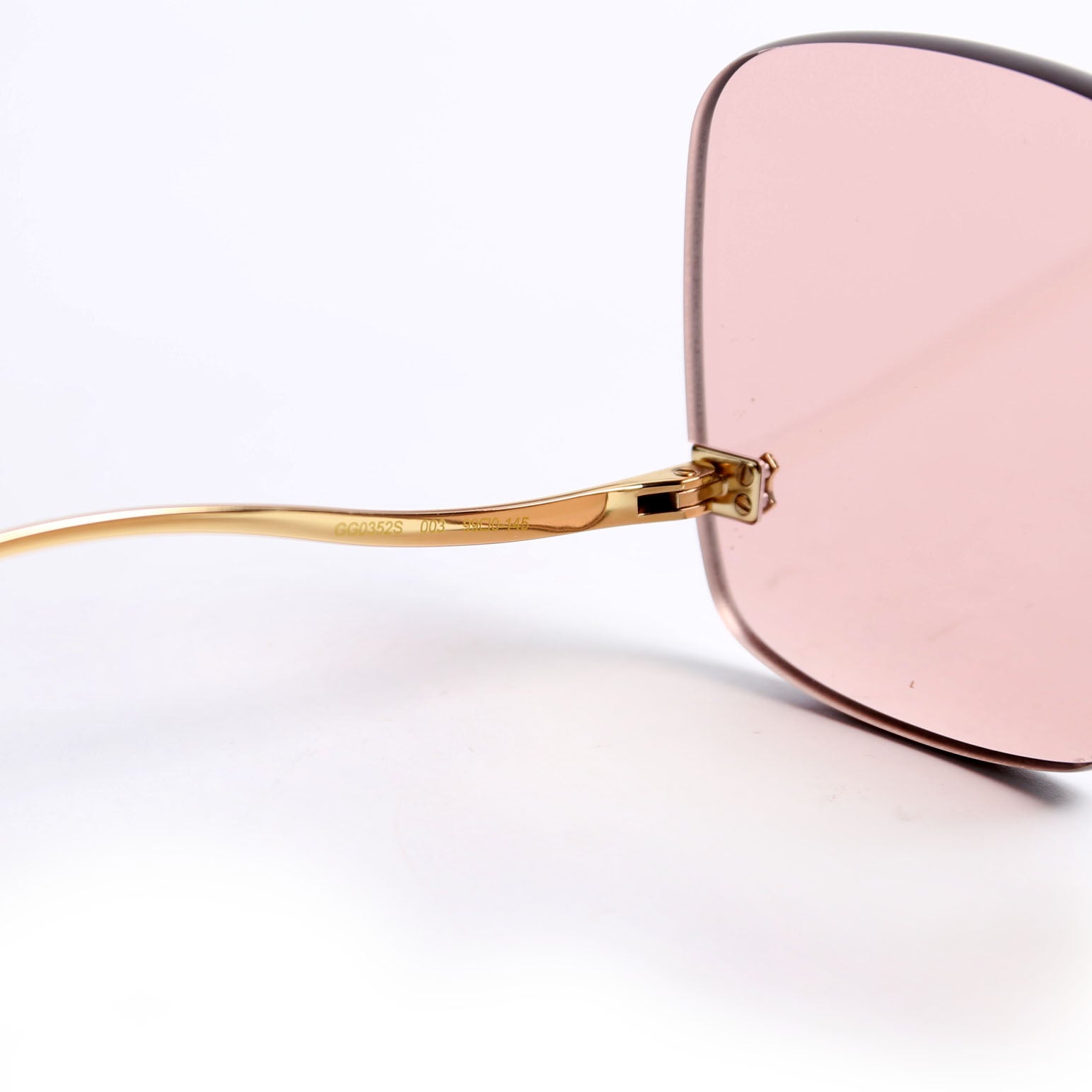 GG0352S Oversized Sunglasses Pink