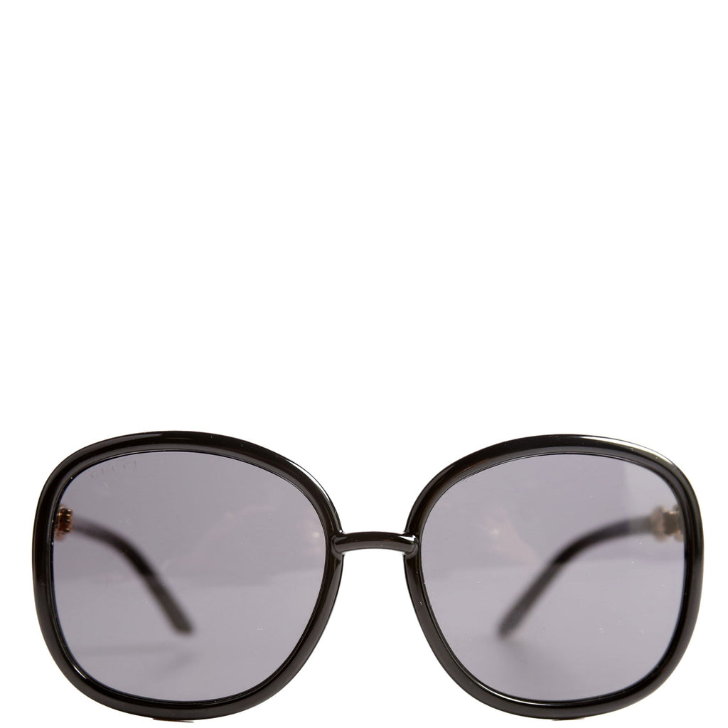GG0892SA Horsebit Sunglasses Black