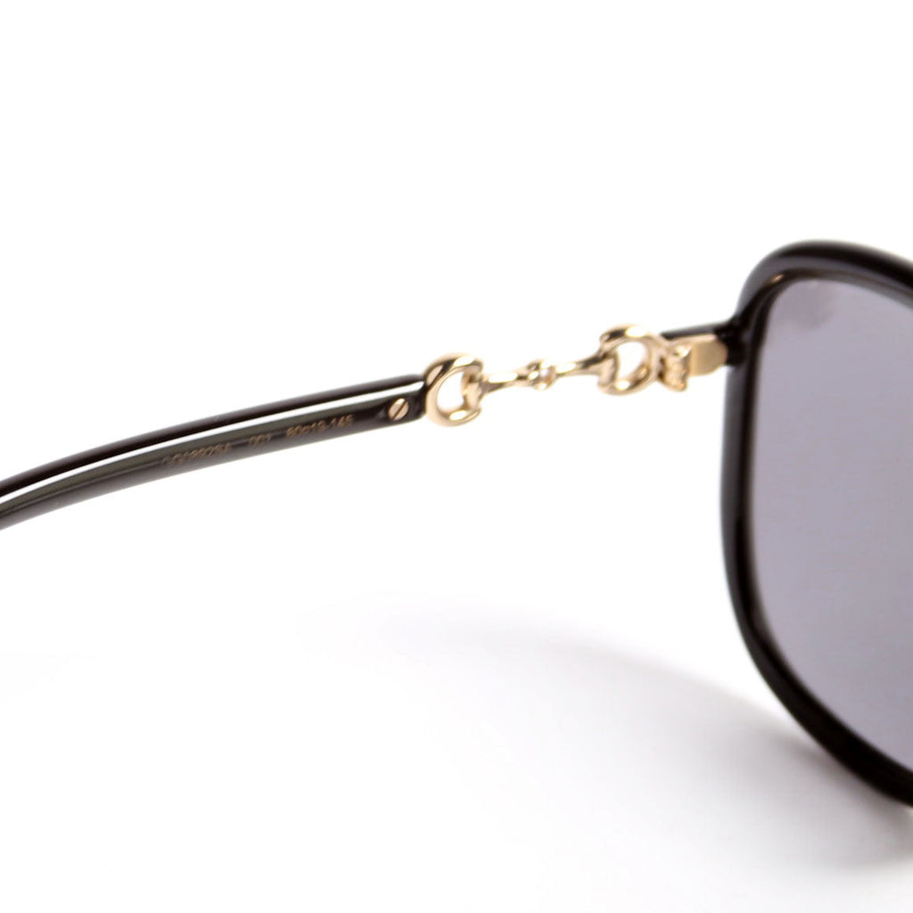 GG0892SA Horsebit Sunglasses Black