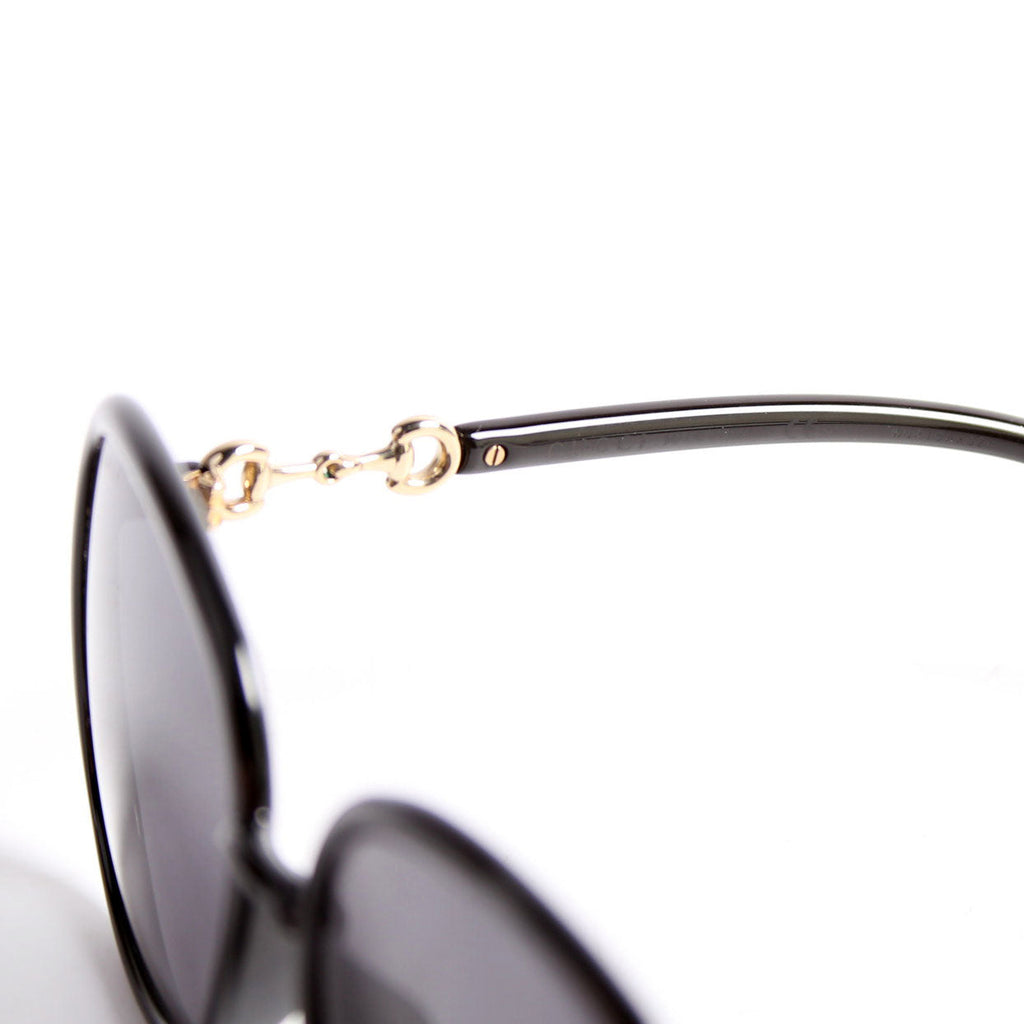 GG0892SA Horsebit Sunglasses Black