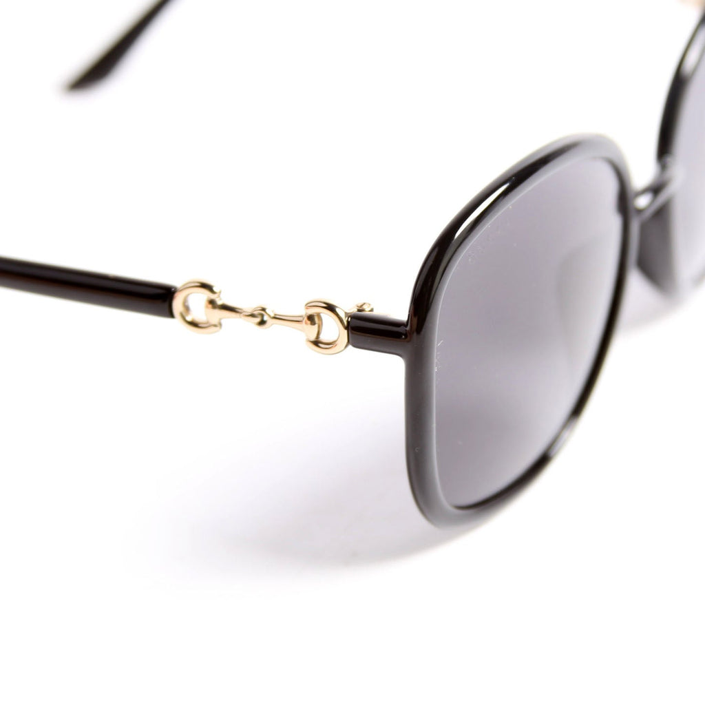 GG0892SA Horsebit Sunglasses Black