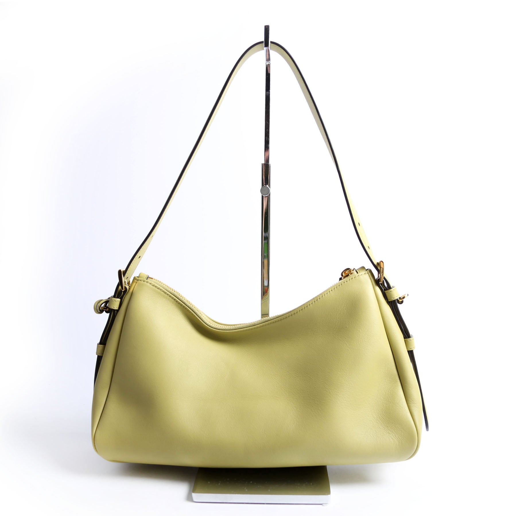 Aimee Shoulder Bag Soft Calfskin Green