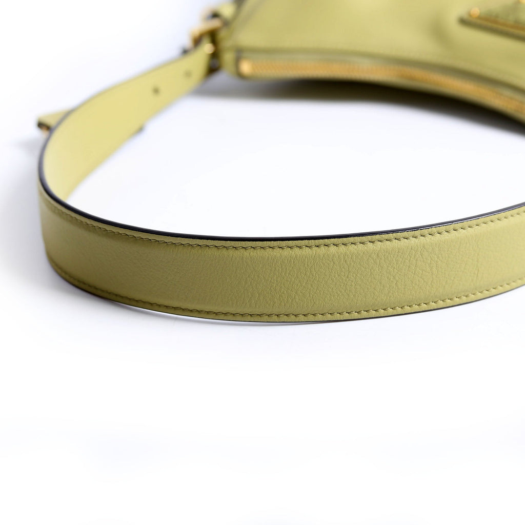 Aimee Shoulder Bag Soft Calfskin Green